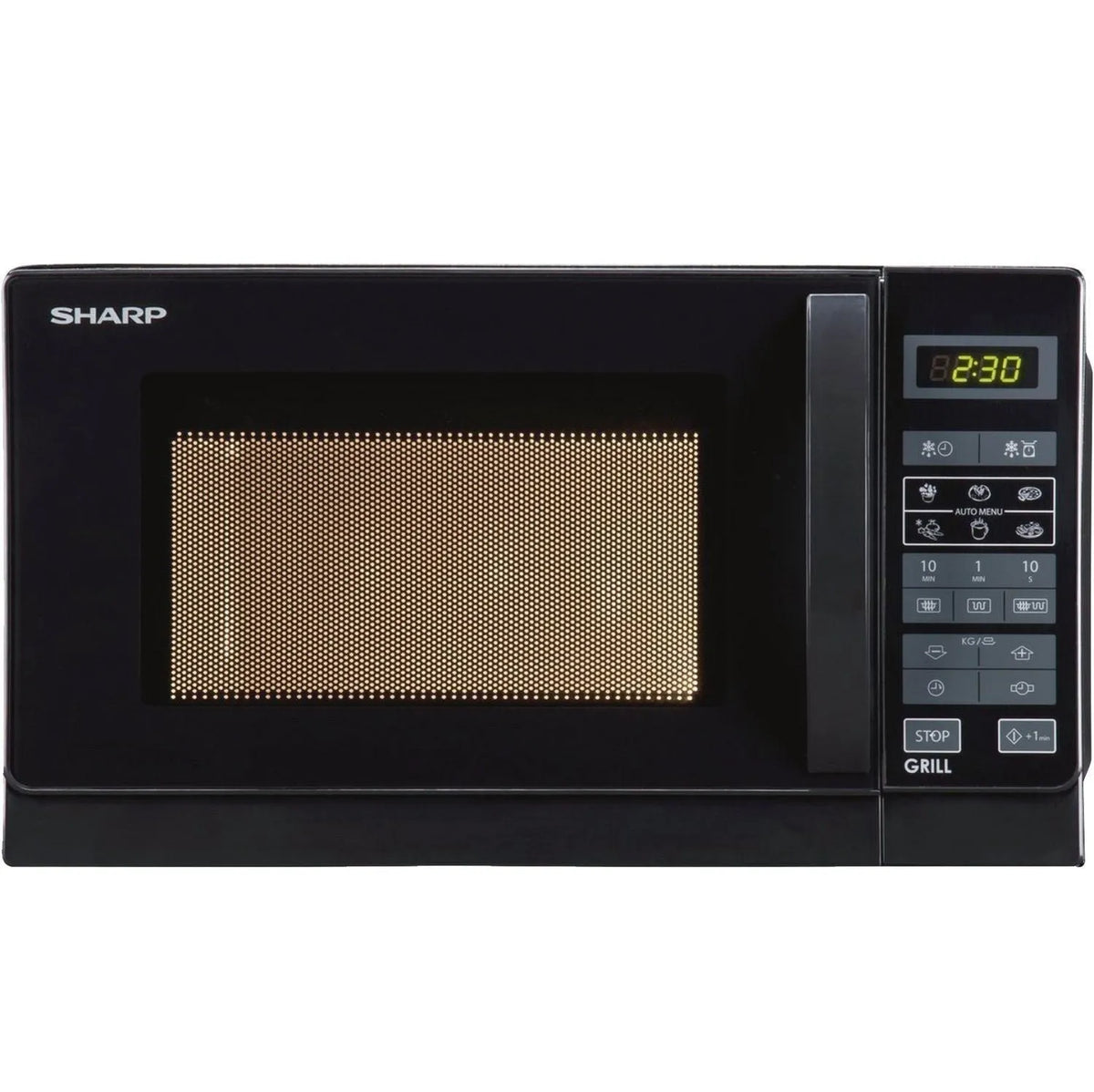 Sharp forno a microonde, R-642BKW Combinato 20L 800W Grill 1000W finitura nera Touch Superficie Piana