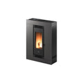 stufa a pellet, 8.5 kW Titanio classe di efficienza energetica A+ 238 m³ Certificazione 4 stelle, CADEL