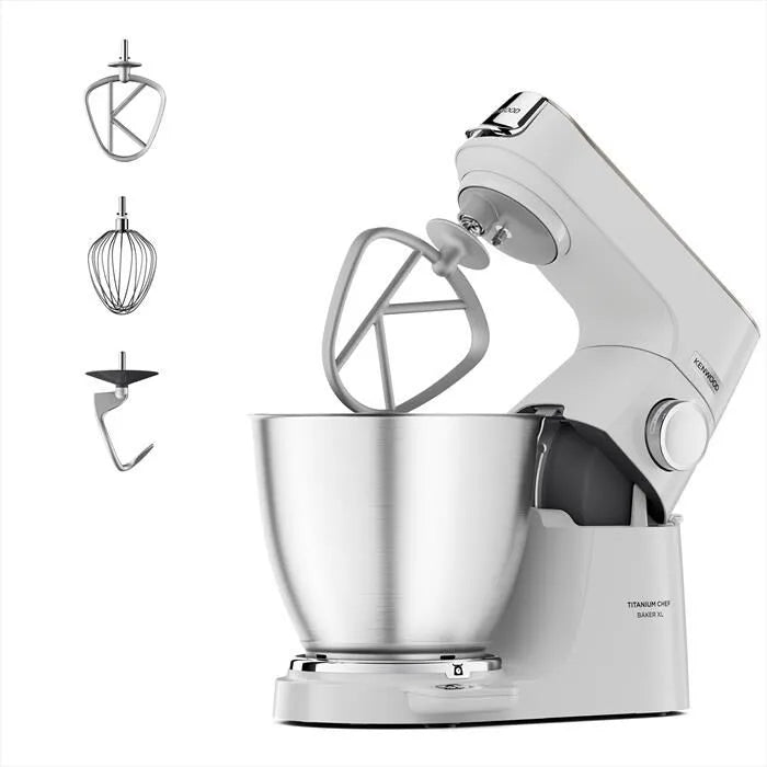 Kenwood, ., Planetaria Titanium Chef Baker XL KVL65.001WH, colore bianco
