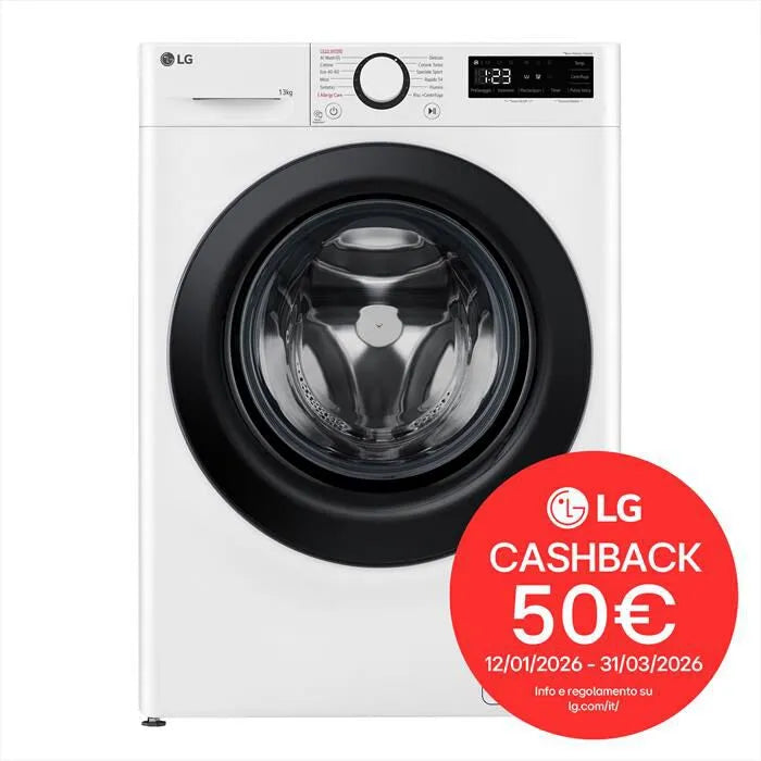 LG lavatrice, AI DD R3 F4R3013NSWB 13kg Classe A, colore bianco