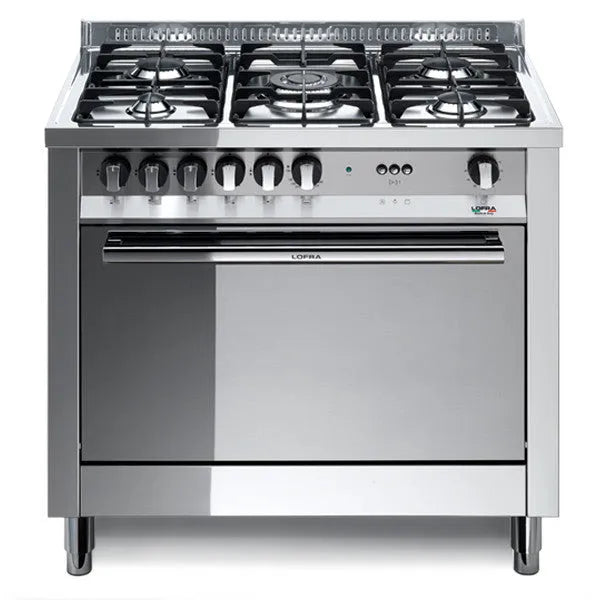 forno elettrico, MG96MF/C Cucina freestanding 90cm 5 fornelli gas acciaio inossidabile, Lofra