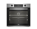 Beko forno, BBVM12400XPS Multifunzione per installazione a incasso Pirolitico 72L Doppia Cavità Inox