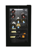 Candy cantinetta vino, CWC 021 M/NF vino 21 bottiglie compressore installazione libera finitura nera