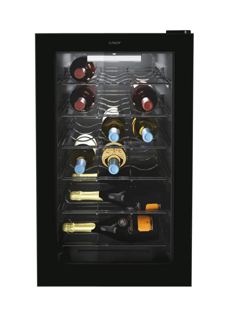 Candy cantinetta vino, CWC 021 M/NF vino 21 bottiglie compressore installazione libera finitura nera