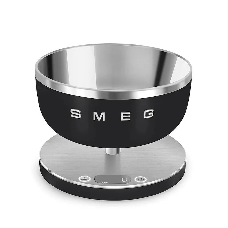 SMEG bilancia da cucina, Linea Collezione - finitura nera Opaco - KSC01BLMWW