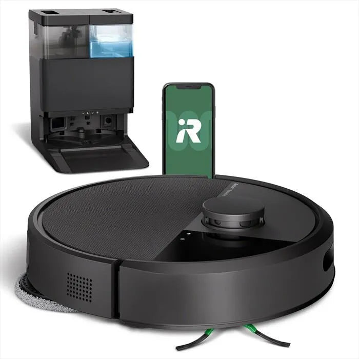 IROBOT aspirapolvere, ROOMBA PLUS 405 COMBO AUTOWASH DOCK, colore nero