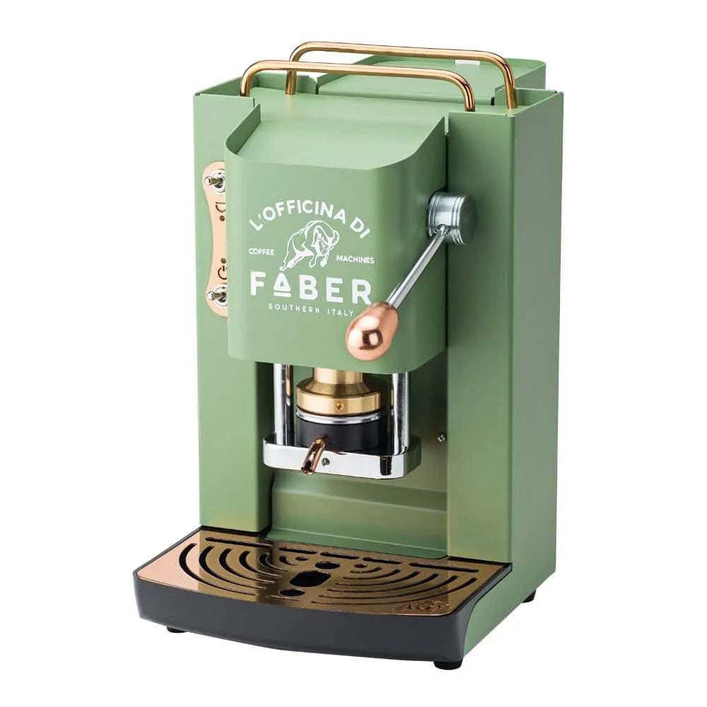 Faber macchina da caffè, a cialde 1,3L Verde Acido 500W 15 bar