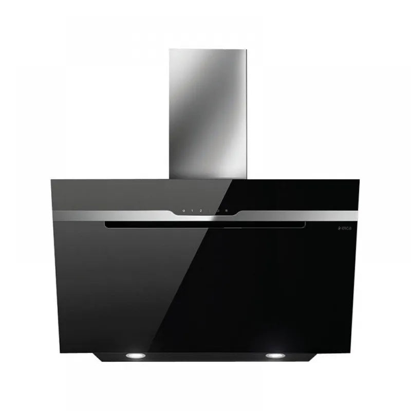 Elica modello PRF0147732, Cappa a Parete 90 cm Anticondensa classe di efficienza energetica A acciaio inossidabile Vetro finitura nera