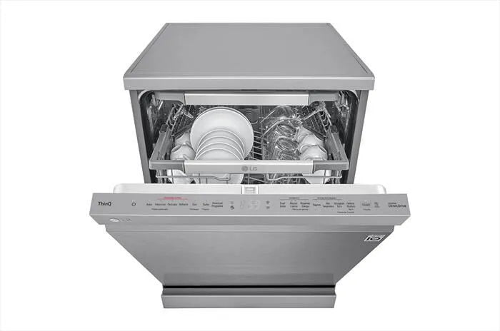 LG lavastoviglie, DF455HSS classe di efficienza energetica C 14 coperti-Acciaio