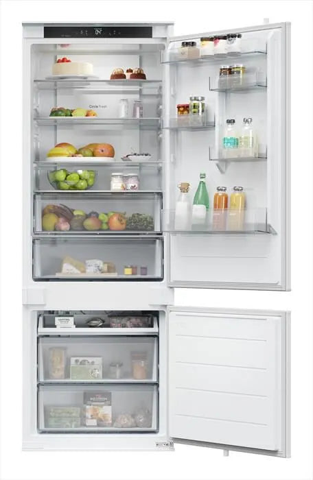 Candy frigorifero combinato, CNBQT3719EW Classe E 382 lt, colore bianco