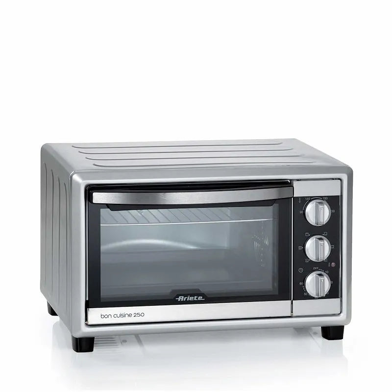 ARIETE Fornetto Elettrico BON 984 finitura nera CUSINE 250, Argento