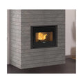 Modello 5.0 finitura nera Caminetto a Pellet Incasso ³ P70 H49 Extraflame Comfort