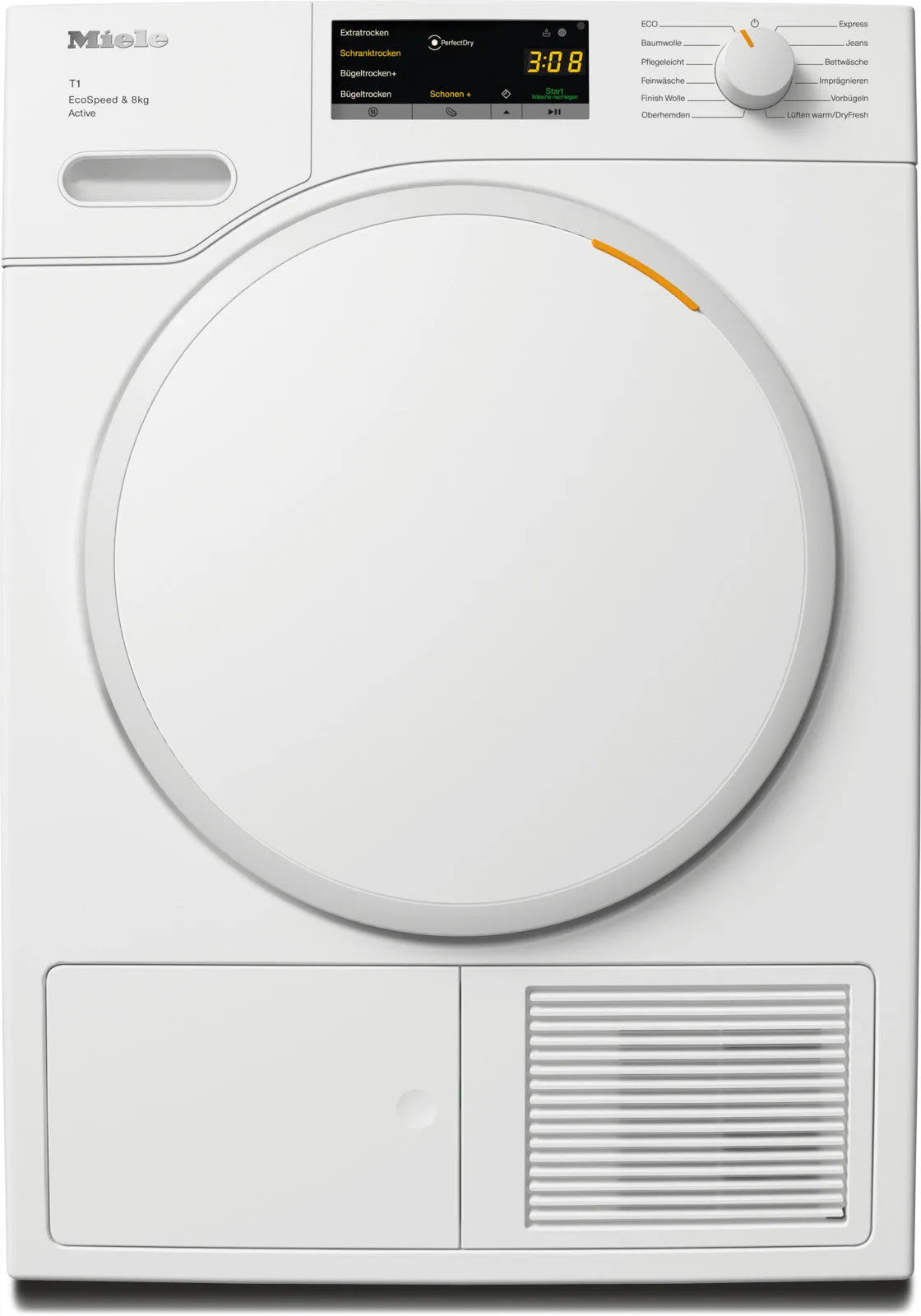 Miele asciugatrice, TWA520WP a a carica frontale 8kg Pompa di Calore installazione libera finitura bianca