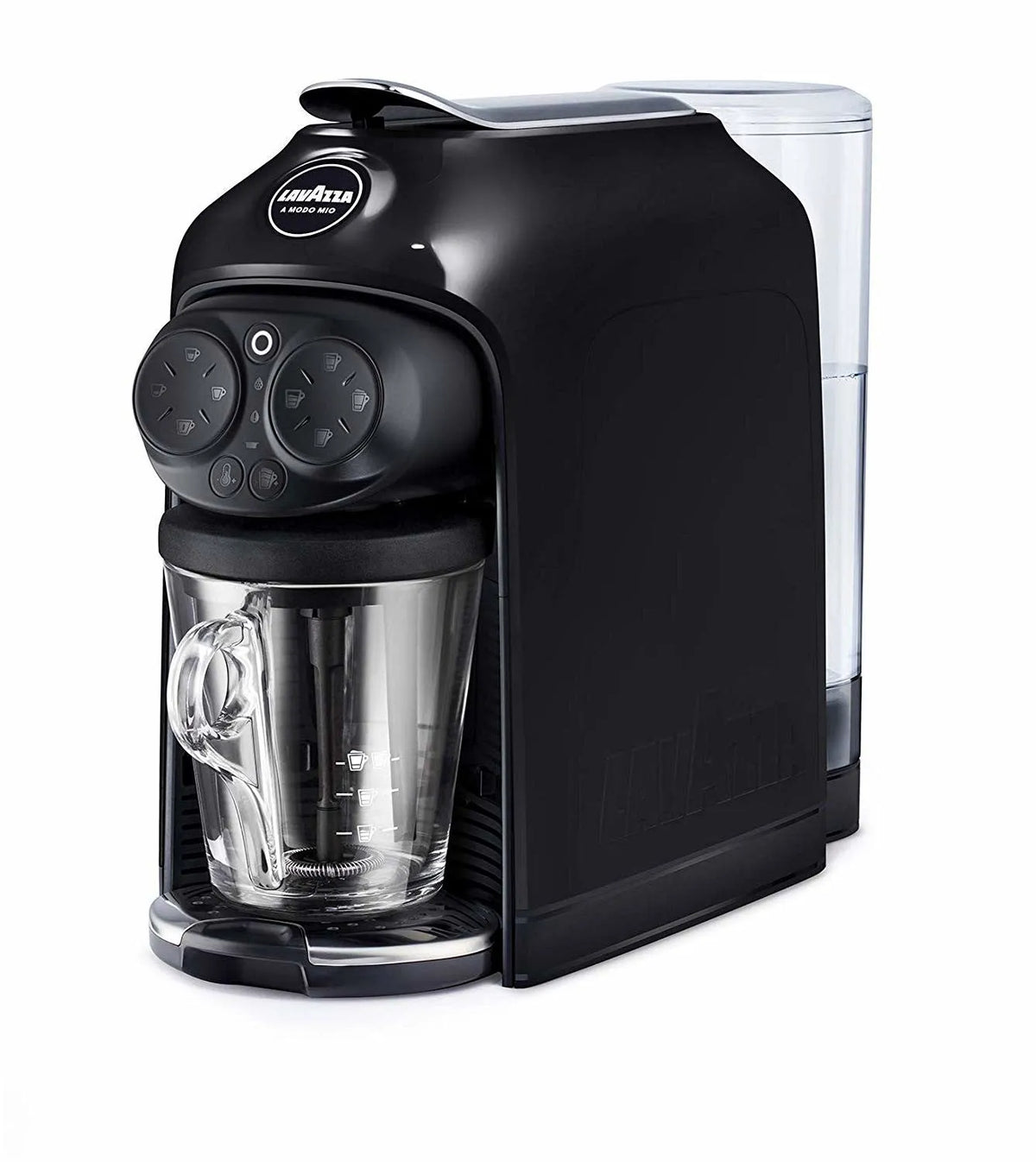 Macchina Caffè Capsule Automatica A Modo Mio finitura nera Lavazza Deséa