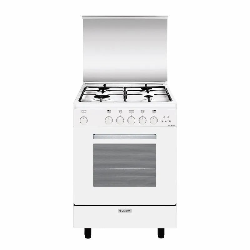 Glem Gas forno, Glem Cucina a Gas A654vx finitura bianca