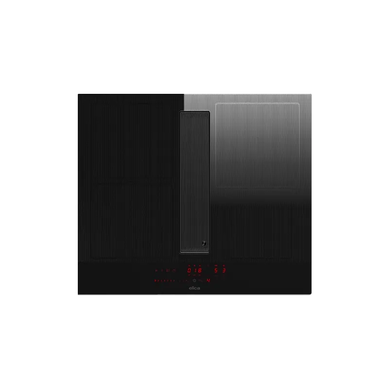 Elica cappa aspirante, modello PRF0196872 NIKOLATESLA VELVET BL/A/83 - Piano a Induzione con 83 cm 4 Zone finitura nera