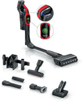 BOSCH scopa elettrica, Unlimited 10 finitura nera Red