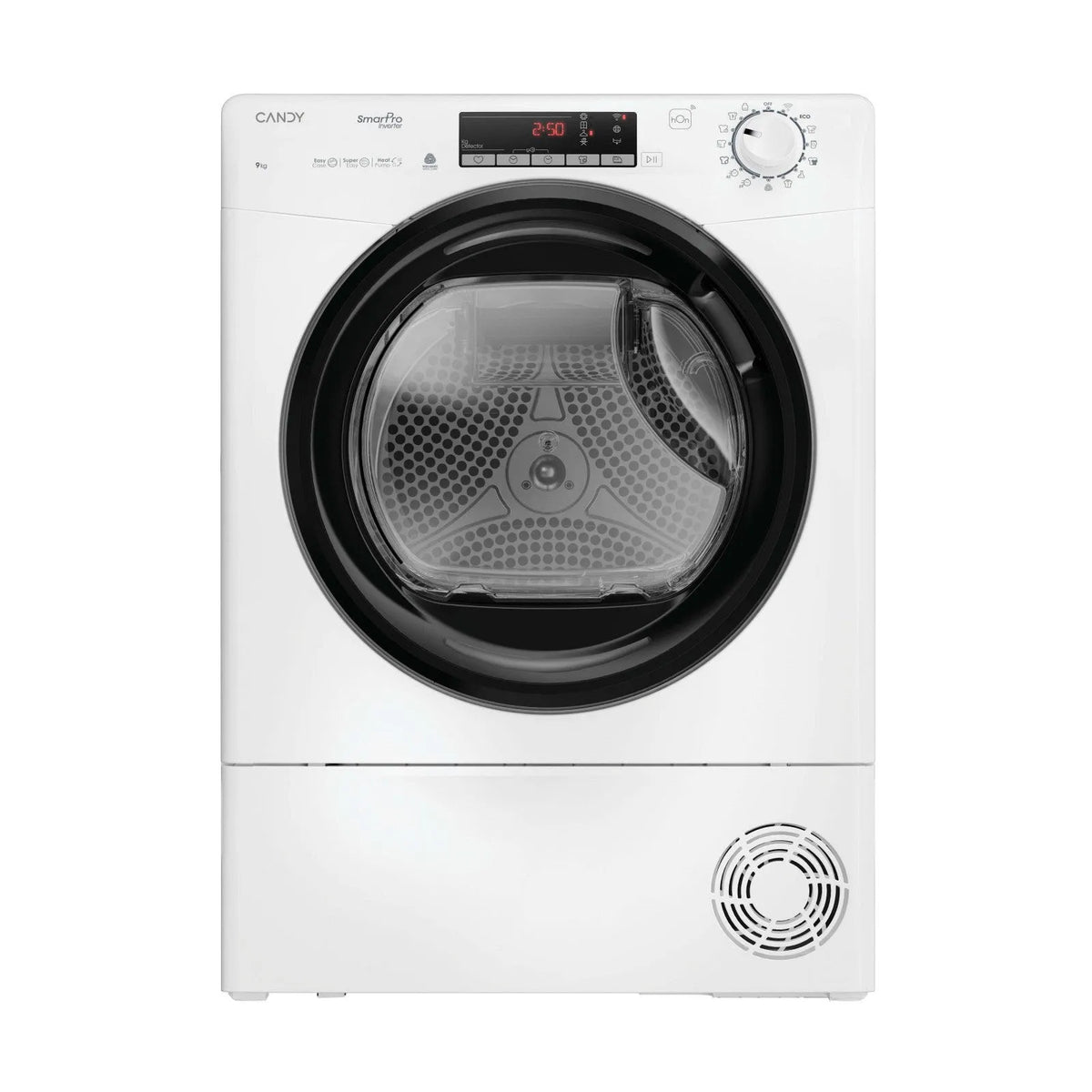 Candy asciugatrice, CRO EH9N4TBE-S 9 Kg Pompa di Calore installazione libera finitura bianca