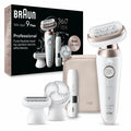 Braun, Dry finitura bianca Rosa, Silk-épil 9 Flex 9-360 Epilatore Elettrico Donna 40 Pinzette Wet