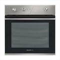 GLEM GAS forno, per installazione a incasso elettrico e gas GFRF21IX classe di efficienza energetica A-Acciaio Satinato