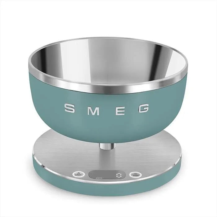 SMEG bilancia da cucina, Linea Collezione modello KSC01EGMWW-Verde Smeraldo Opaco