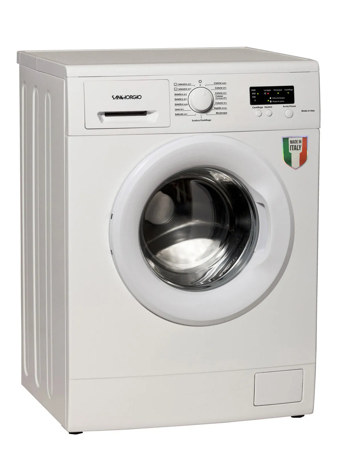 lavatrice, SG610 6kg Caricamento Frontale 1000 Giri classe di efficienza energetica C Bianca, SANGIORGIO