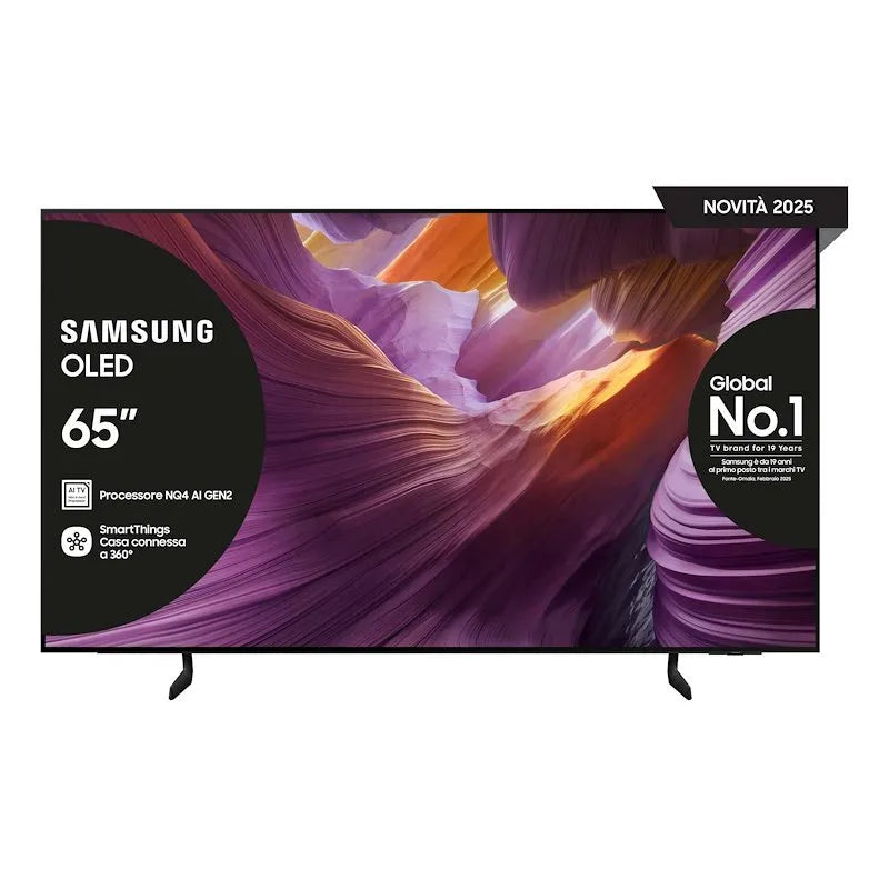 SAMSUNG modello Qe65s85faexzt, TV OLED 65' finitura nera
