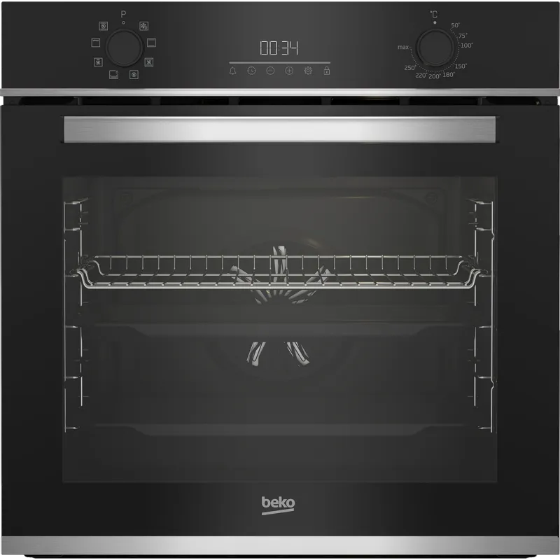Beko forno, BBIM13300X - per installazione a incasso Multifunzione Elettrico 60 cm classe di efficienza energetica A finitura nera classe di