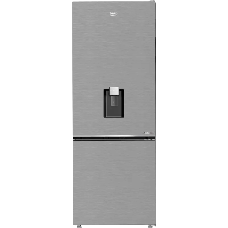 Beko frigorifero combinato, B3RCNE564HDXB - Total No-Frost installazione libera 490L 70 cm classe di efficienza energetica E Metallico
