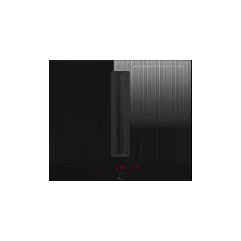 Elica cappa aspirante, modello PRF0196870 NIKOLATESLA VELVET BL/A/72 - Piano a Induzione con 72 cm 4 Zone finitura nera