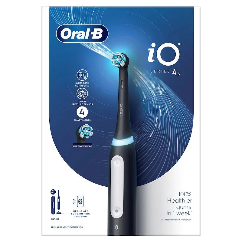 Modello Spazzolino ELettrico 4S finitura nera iO4 ORAL B