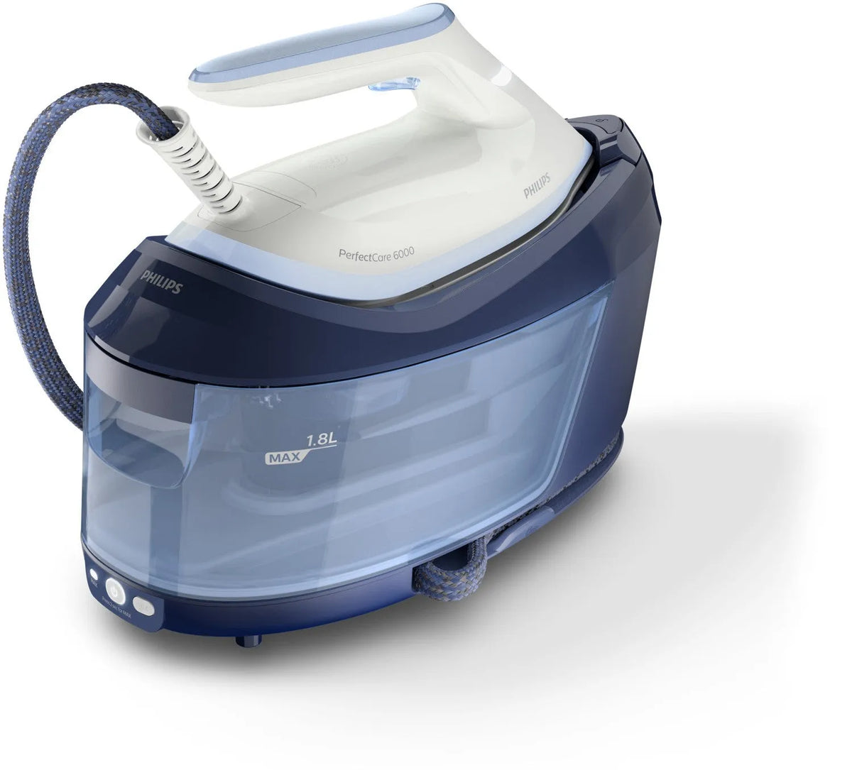 Philips generatore di vapore, PSG6026/20 Ferro da stiro 2400W 1,8L 500g/min blu finitura bianca