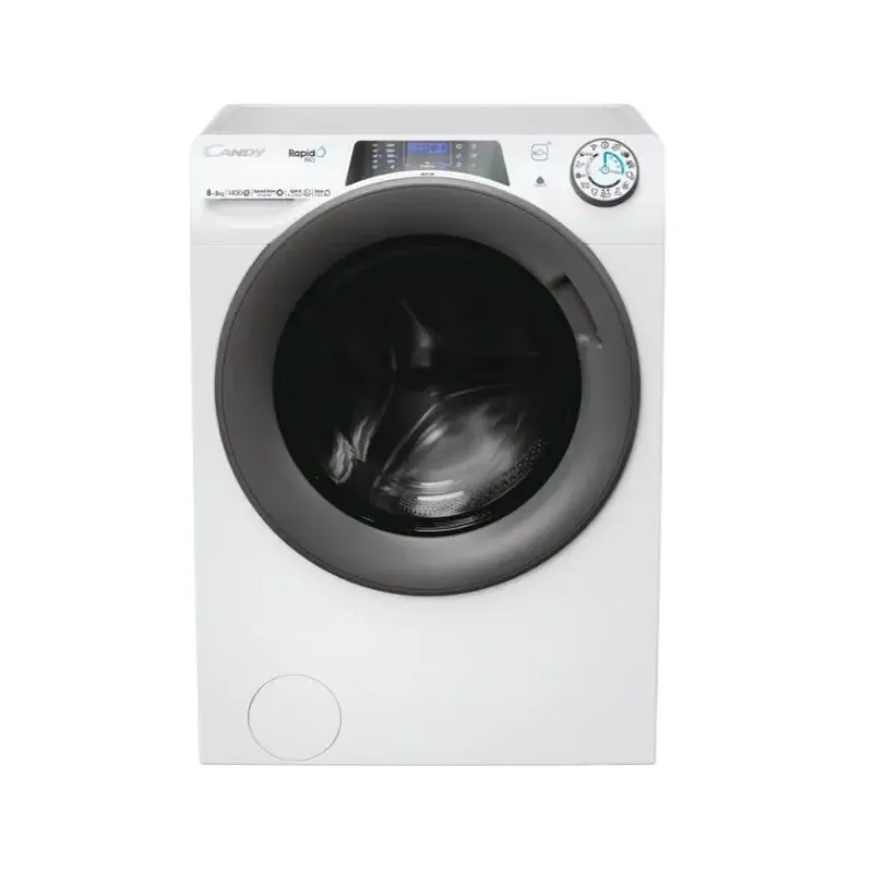 Candy lavasciuga, RPW4856BWMR/1-S / RPW 4856BWMR/1-S - RapidÓ PRO installazione libera 5/8 Kg 1400 RPM 60cm classe di efficienza energetica A/D