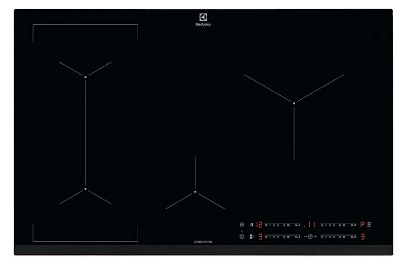ELECTROLUX piano cottura a induzione, Cil83441 finitura nera