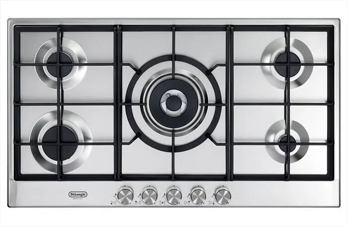 DE LONGHI piano cottura a gas, modello NSL 590 X 90cm-Inox