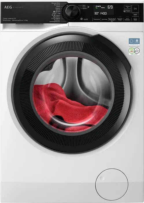 AEG lavatrice, XLR7FH11YV 11KG Classe A 1400g/m, colore bianco
