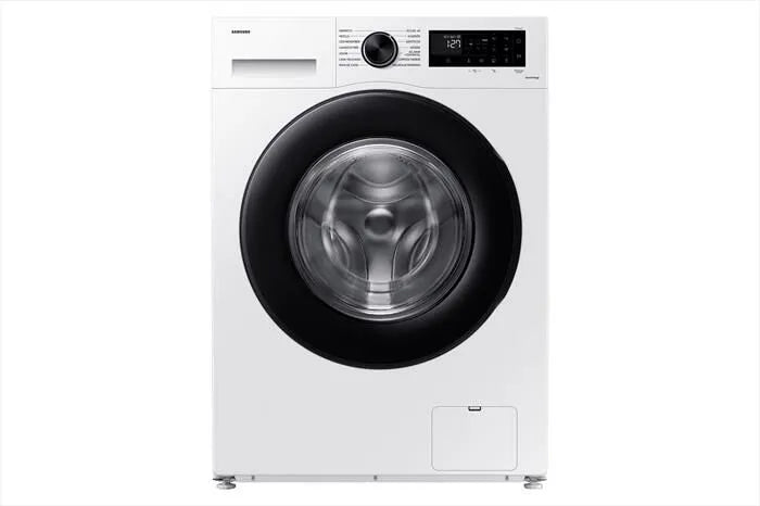 SAMSUNG lavatrice, WW90DG5G34AEET 9 Kg classe di efficienza energetica A-bianca con oblò e display finitura nera