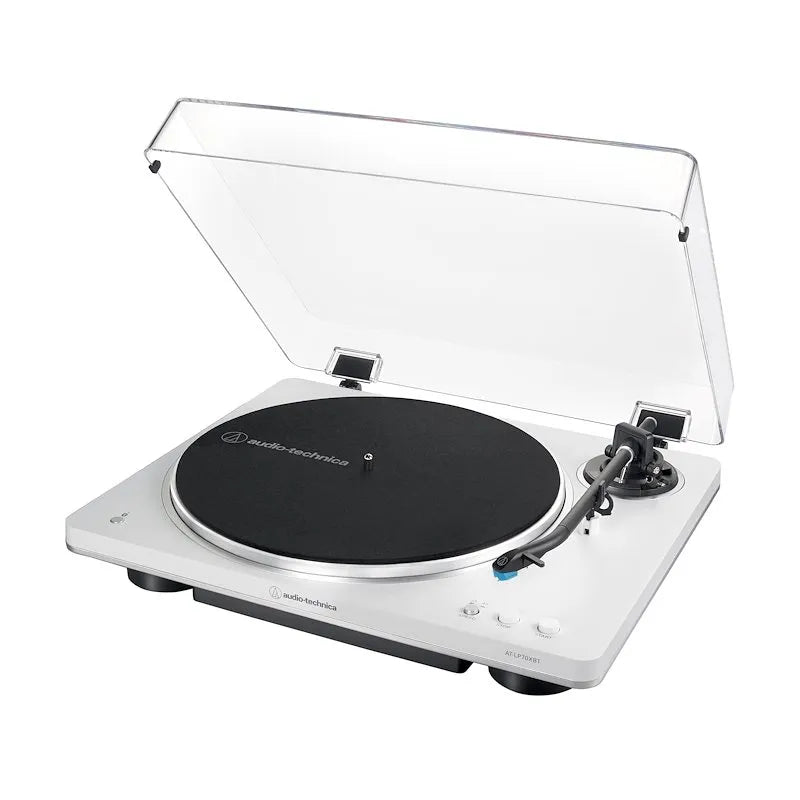 Modello Giradischi finitura bianca AT-LP70XBTWS AUDIO TECHNICA, finitura argento
