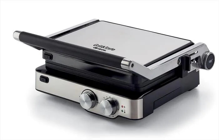 ARIETE TASTE 1918, acciaio inossidabile, Griglia elettrica GRILL & -finitura nera