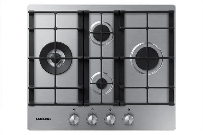 SAMSUNG piano cottura a gas, modello NA64H3031BS/T1 60 cm-Acciaio AISI 304