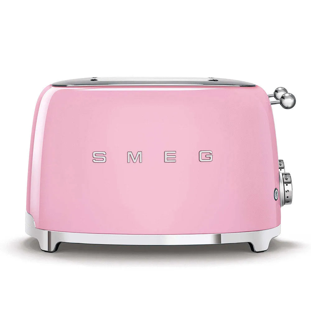 Smeg tostapane, 4 Fette modello TSF03PKEU 50's Style Rosa Lucido 2000W 6 Livelli Doratura
