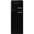 SMEG frigorifero, a due porte Fab30lbl6 finitura nera