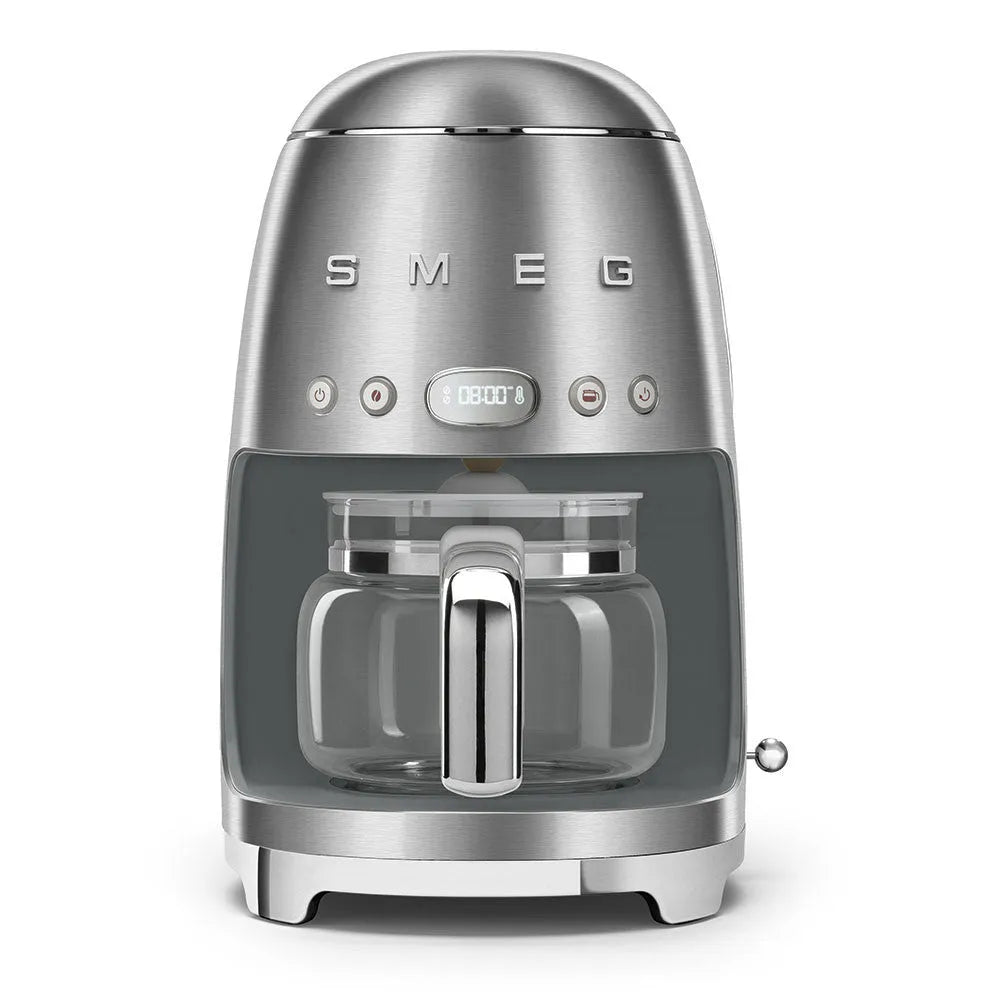 Smeg macchina da caffè, DCF02SSEU filtro 10 Tazze acciaio inossidabile filtro incluso Permanente
