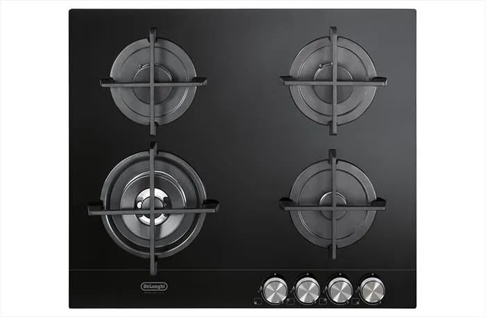 De Longhi piano cottura a gas, NSL 460 N 60cm, colore nero
