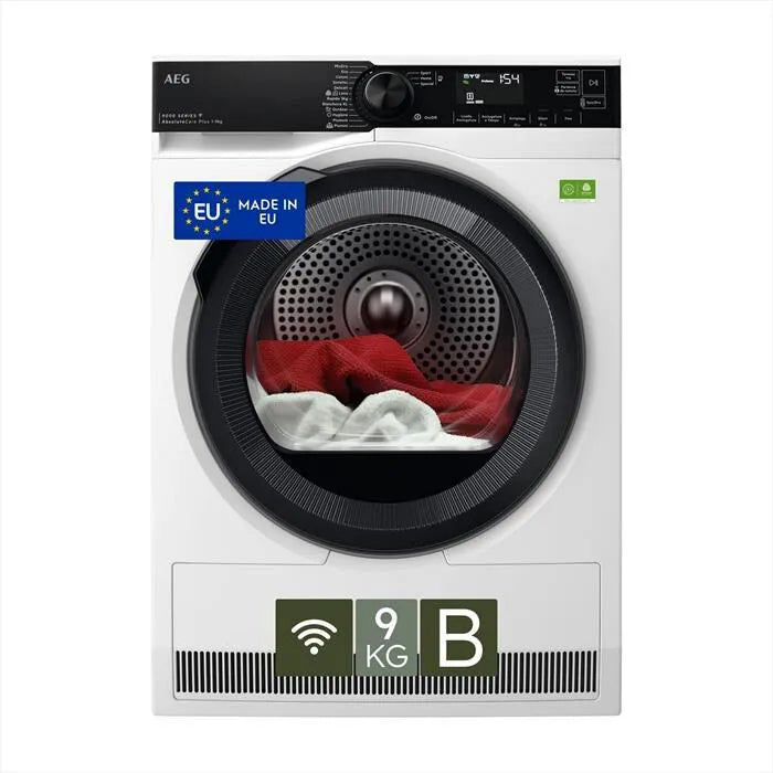 AEG asciugatrice, TR9HH9BY 9Kg Classe B, colore bianco