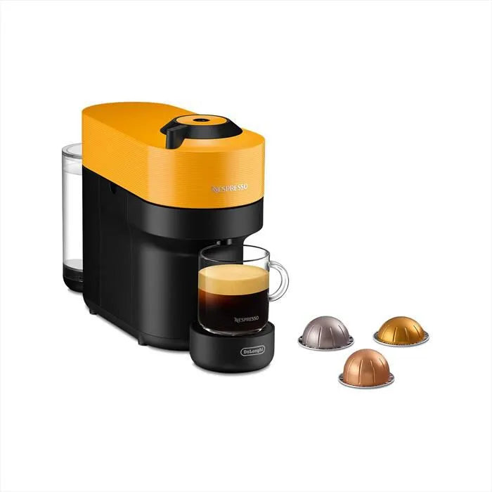 DE LONGHI macchina da caffè, VERTUO POP ENV90.Y -Giallo