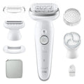 BRAUN modello Silk-u00c9pil, 9 9-061 finitura bianca, Argento