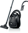 Bosch aspirapolvere, Serie 4 BGB38BA1 a Traino 600W Sacchetto 4L finitura nera sistema filtrante HEPA