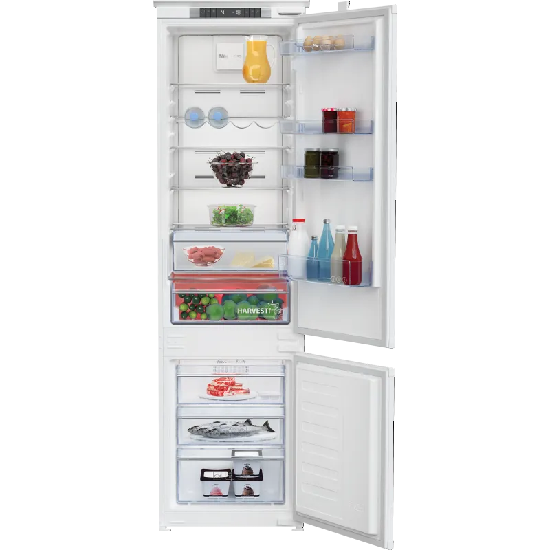 Beko frigorifero, BCNE400E40SN - per installazione a incasso Combinato Apertura a destra Total No-Frost 70cm