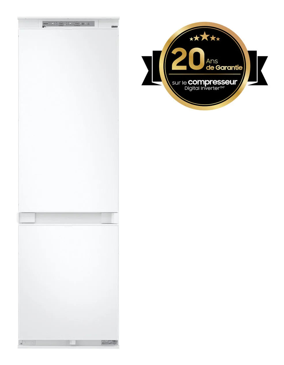 Samsung frigorifero combinato, BRB80F26DES0 Incasso 267L No Frost finitura bianca